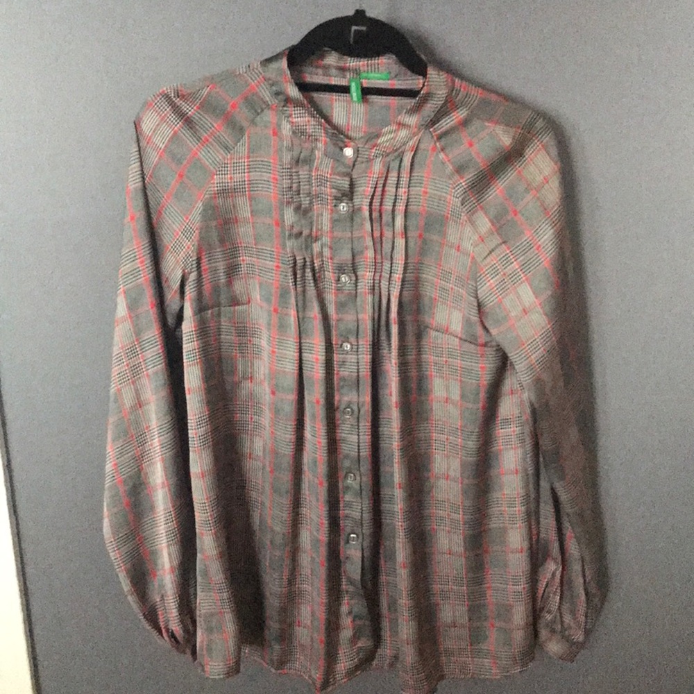 BENETTON Long Sleeve Dress Shirt 💁🏻‍♀️ NWOT